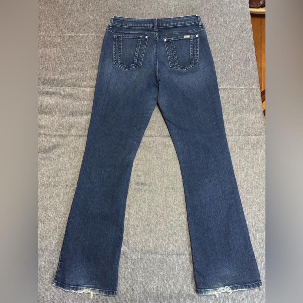 Jennifer Lopez Blue Flare Wide Leg Jeans - Picture 4 of 5